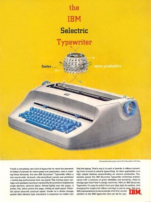 IBM Selectric ad
